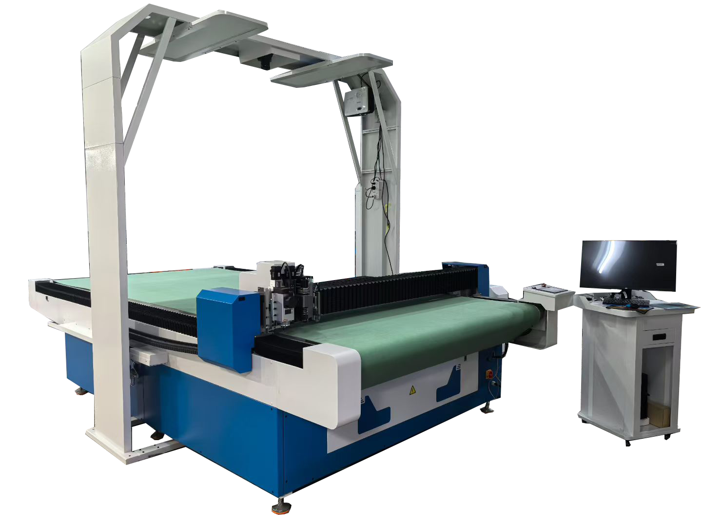 KH-801 Automatic fabric and leather cutting machine(Vibrating knife ...